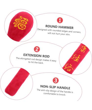 Healeved Meridian Shot Massage Hammer - Set of 2 Wooden Handheld Body Massage Tools for Back & Relaxation - Buy Online on GoSupps.com