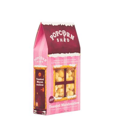 Popcorn Shed Toasted Marshmallow Gourmet Gift Box Vegan Gluten Free Natural Movie Night Snack 80 g Pink Marshmallow 80 g (Pack of 1)