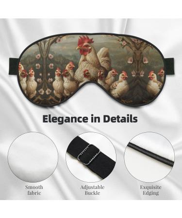 Brood of Chickens Soft Sleep Eye Mask | Breathable Female Eye Patch for Travel & Relaxation - Buy Online on GoSupps.com