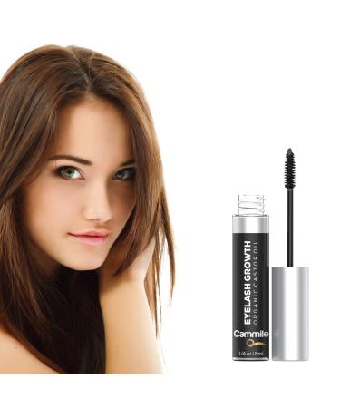 Organic Castor Oil for Eyelash Growth & Fuller Eyebrows - Natural Eyelash Serum for Regrowth - Buy Online on GoSupps.com