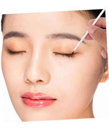 FOMIYES Cosmetic Eyeliner Brush 100pcs Disposable Eyeliner Brush Gel Liner Eyeliner Detail Makeup Makeup Eyeliner Wand Mini 9x6.5cm White - Buy Online on GoSupps.com