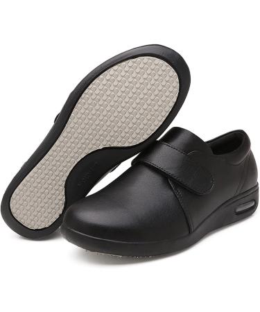 Lfzhjzc Men's Diabetic Shoes | All-Season Memory Foam Slippers for Swollen Feet | Black Size 6 - Buy Online on GoSupps.com