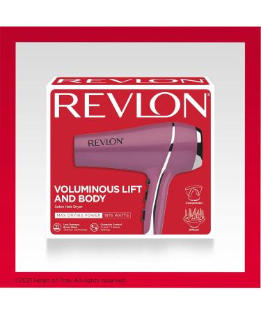 REVLON 1875 Watt Ionic Hair Dryer - Pink Titanium Tourmaline 3 Heat & 2 Speed - Ideal for International Shipping - Buy Online on GoSupps.com