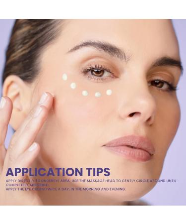 Retinol Eye Cream - Anti-Aging Under Eye Treatment for Dark Circles & Puffiness with Lotus Leaf Extract | Made in USA - Buy Online on GoSupps.com