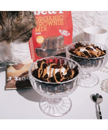 Buy Bettr Organic Brownie Mix - Vegan Gluten-Free Rich Cocoa Flavor - 6x400g (15 Servings) - International Shipping Available - Buy Online on GoSupps.com
