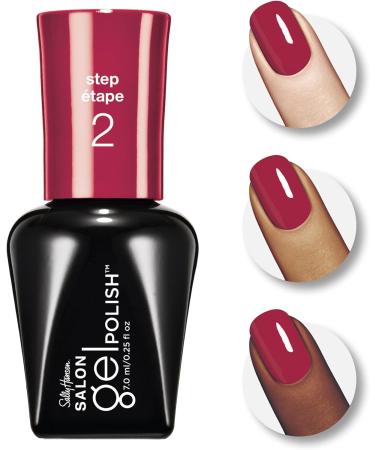 Sally Hansen Salon Pro Gel Red My Lips 0.14 Fluid Ounce - Buy Online on GoSupps.com