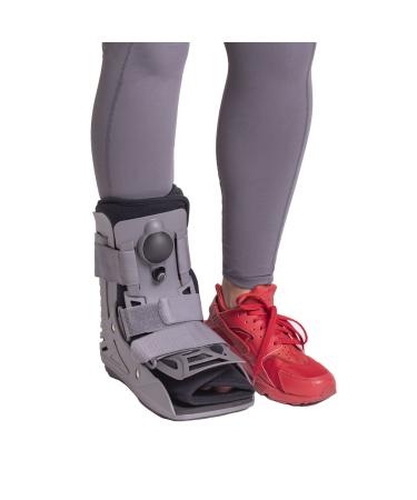 Ultra Light Short Full Shell Walking Boot- Air Cast for Foot & Ankle Injury Sprained Ankle Fracture Broken Foot Achilles Tendon Injury Post Surgery- Orthopedic Walker L4360 L4361