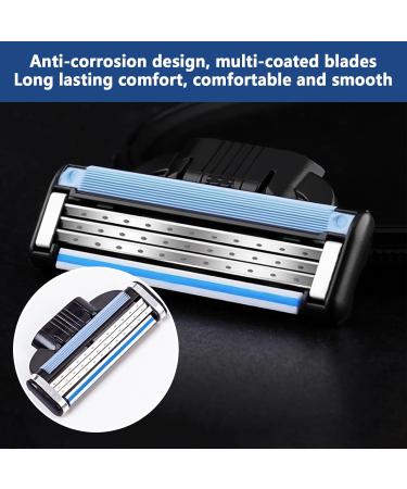 Thapncow 12 Men's Razor Plane Set - 3 Blades for Precision Grooming | Wet Razor for Beard & Leg Hair Removal | Premium Blade Shaver for Smooth Skin - Buy Online on GoSupps.com