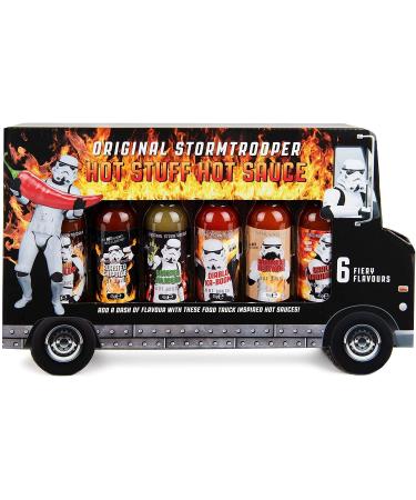 Thoughtfully - Original Stormtrooper Hot Sauces Gift Set - Hot Sauce Set With 6 Chili Sauces - Buy Online on GoSupps.com