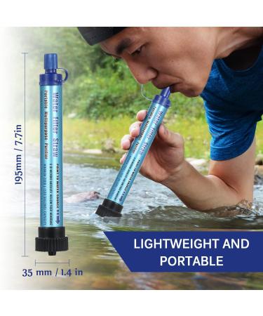 Aomiun Water Filter Straw- Portable Personal Purifier for Camping & Hiking - Buy Online on GoSupps.com