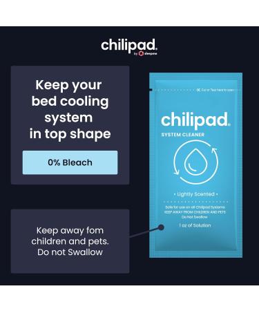 Chilipad Sleep System Cleaner - Deep Cleaning Solution for Chili Cube & OOLER Systems - 12 Pack (1 Ounce Each) - Ideal for Regular Maintenance - Buy Online on GoSupps.com
