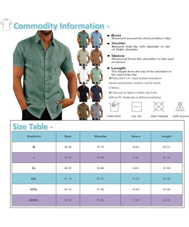 Buy Men's Linen Reversal Collar Short-Sleeved Henley Shirt - Mint Green | Loose Fit Business & Medieval Style - Buy Online on GoSupps.com