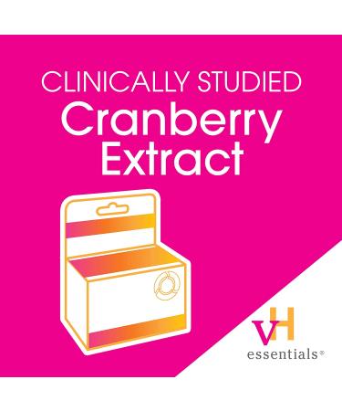 vH essentials Probiotics with Prebiotics and Cranberry Feminine Health Supplement - 60 Capsules - Buy Online on GoSupps.com
