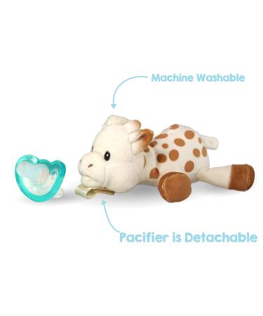 Sophie La Girafe Razbuddy Holder with Removable JollyPop Pacifier - BPA Free - Made in USA - 0M+ - RaZbaby Vulli - Buy Online on GoSupps.com