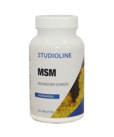 B.P.V MSM Tablets | 105 Capsules | Maximum Dose 5000 mg Daily Dose | Organic Sulfur | Methylsulfonylmethane