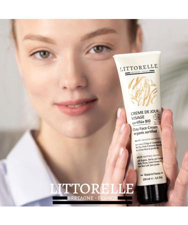 Day Face Cream Organic Certified - 99% Natural Origin Dry Skin Cream Sensitive Care with Organic Barley Water Chamomile Sweet Almond Oil Honey - Made in France Moisturizer Men & Women - 100ml - Buy Online on GoSupps.com