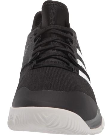 adidas Men's Court Team Bounce Volleyball Shoe 8.5 - Black/White/Grey - Buy Online on GoSupps.com