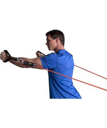 GoFit Resistance Power Tubes/Bands and Power Handles Bundle - Resistance Training Workout - Includes Resistance Band and Power Handles Black - 100 Pounds - Buy Online on GoSupps.com
