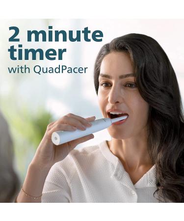 Philips Sonicare 4100 Power Toothbrush - Rechargeable Electric Toothbrush with Pressure Sensor - White HX3681/23 - Buy Online on GoSupps.com