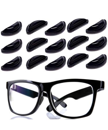 24 pieces nose pads glasses self-adhesive glue eyes glasses noses pads D shape stick on anti-slip soft silicone anti-slide silicone glasses pads for sunglasses