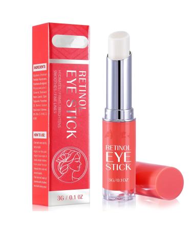 Uocasi Retinol Eye Stick Retinol Eye Cream for Dark Circles and Puffiness Reduces Fine Lines and Dark Circles Under Eye Cream Anti Aging Eye Brightener Stick Eye Cream for Wrinkles