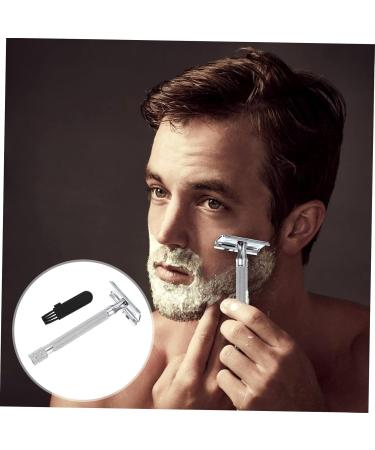 FRCOLOR Pack of 3 Manual Shaver - Stainless Steel Double-Sided Safety Razor for Men | Electric & T-Face Razor | Durable & Efficient - Perfect Grooming Tool - Buy Online on GoSupps.com