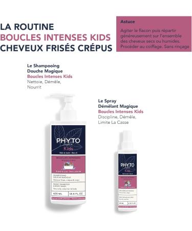 Phyto Paris - Boucles Intenses Kids - Spray D m lant Magique 200ml - Soin Sans Rin age Cheveux Enfants Fris s & Cr pus - D m le Instantan ment Nourrit et Adoucit avec Karit & Miel d Acacia - Buy Online on GoSupps.com