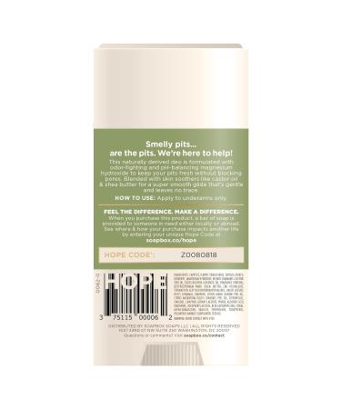 Shop Soapbox Aluminum Free Deodorant 2 Pack - Bergamot & Citrus & Coconut & Vanilla - Vegan Natural Deodorant 2.65oz | International Shipping Available - Buy Online on GoSupps.com