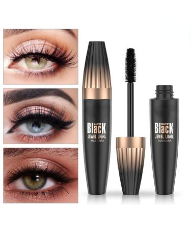 Long Lasting Waterproof 4D Silk Fiber Mascara in Black - Full Lashes All Day - Buy Online on GoSupps.com