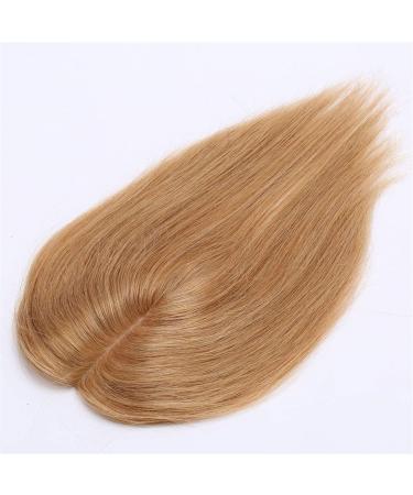 Mono Echo Hair Crown Wig Topper | 7x10 cm Clip-In for Thin Hair | 30 cm Dark Blonde Women's Hairpieces - Buy Online on GoSupps.com
