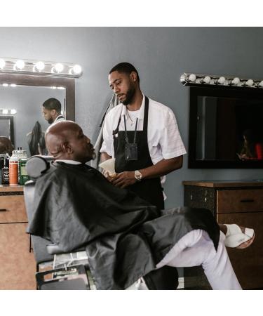 VALICLUD Scissor Pouch PU Leather Hairdressing Tools Storage Bag Salon Barber Hair Stylist Waist Pouch with Adjustable Belt for Combs Shears Black - Buy Online on GoSupps.com