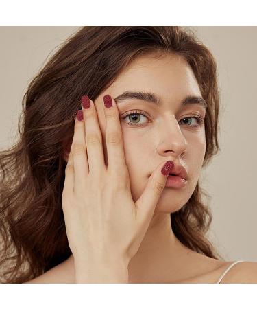 nail polish strips semi-cured gel nail polish strips semi-cured gel nail strips long lasting shiny nail strips gel nail stickers easy to - Buy Online on GoSupps.com