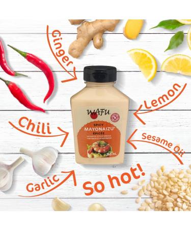 Wafu Mayonaizu Japanese Style Mayonnaise (Spicy 250 mL) Spicy 250 ml (Pack of 1) - Buy Online on GoSupps.com