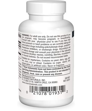 Source Naturals Huperzine A 200 mcg - 120 Tablets | Enhanced Memory & Focus - Buy Online on GoSupps.com
