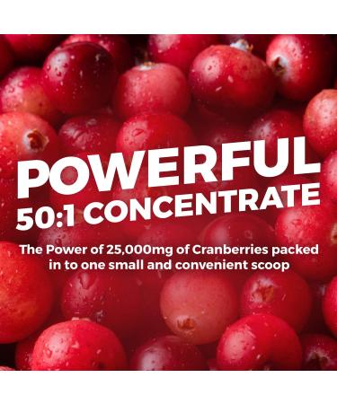 Organic Cranberry Concentrate Powder 500mg - 100 Servings - Kidney Cleanse & UTI Support for Women - No Pills - USDA Certified - Buy Online on GoSupps.com