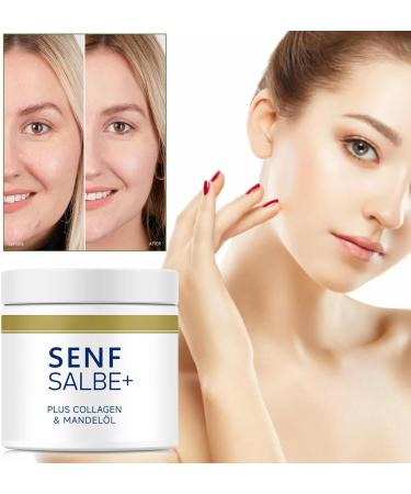 Mustard Ointment Plus Mustard Ointment Against Cellulite Suitable for Stomach and Buttocks Intensive Moisturiser Active Mustard Ointment Mustard Ointment Cream Anti Cellulite Cream Mustard - Buy Online on GoSupps.com