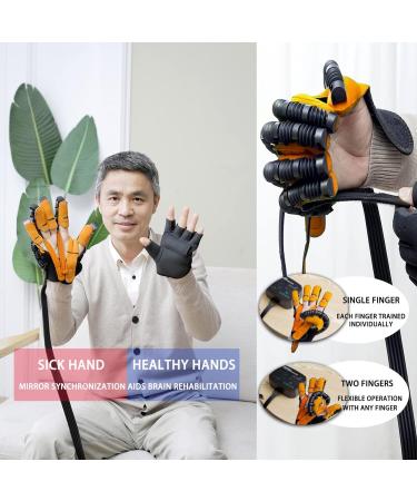 Rehabilitation Robot Gloves Finger Training Stroke Hand Splint Upgrade Hemiplegia Stroke Arthritis Glove for Hand Dysfunction Patients(Size:XL Code Color:Left Hand) XL code left hand - Buy Online on GoSupps.com