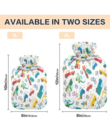 Beep 1L Hot Water Bottle with Cover - Ideal for Cramps Pain Relief & Warmth for All | Hot & Cold Compress for Children Men & Women - Buy Online on GoSupps.com