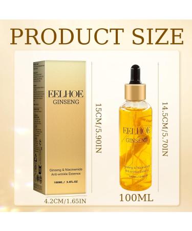 Leg up Ginseng facial serum 100ml facial oil moisturizing facial serum ginseng polypeptide antiaging essence serum ginseng firming serum - Buy Online on GoSupps.com