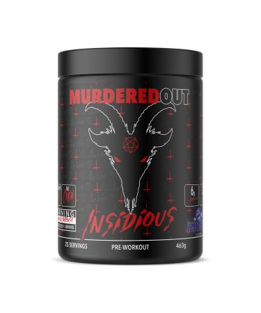 Murdered Out Insidious Pre-Workout 463g Zomberry Sour Scummy Bear