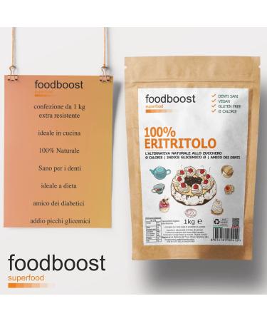 Erythrit 1 KG - 100% Pure Zero-Calorie Sugar Substitute - Ideal for Diabetics & Low-Calorie Diets - Caries Prevention - Buy Online on GoSupps.com