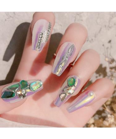 Niceneeded 6 Boxes Nail Art Shell Slices - 3D Colorful Seahell Glitter for Stunning Nail Art Decorations - Buy Online on GoSupps.com