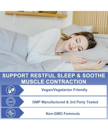 OMOGS High Absorption Magnesium Glycinate for Supporting Sleep Muscle Relaxation Heart Health & Bone Health Gluten Free Non-GMO 90 Vegetarian Capsules 90 Count (Pack of 1) - Buy Online on GoSupps.com