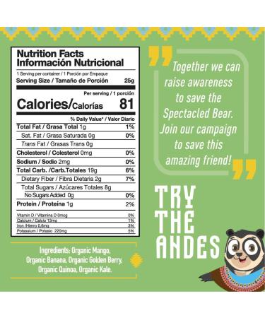 Wipala KIDS Fruity Bars: USDA Organic Mango and Kale - Healthy Snack for Kids - Buy Online on GoSupps.com