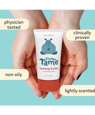 T is for Tame - Natural Baby Exfoliant & Nourishing Balm for Cradle Cap Dry Scalp & Skin | Plant-Based Hydration with Jojoba & Calendula | Made in USA - Buy Online on GoSupps.com