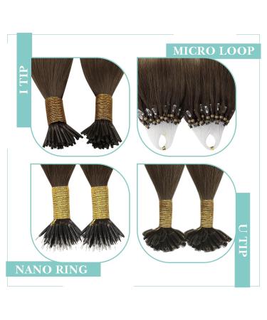 Youngsee Real Hair Bonding Extensions 40cm - Brown Ombre Blonde Keratin U-Tip 50g #3/8/22 for Seamless Volume - Buy Online on GoSupps.com
