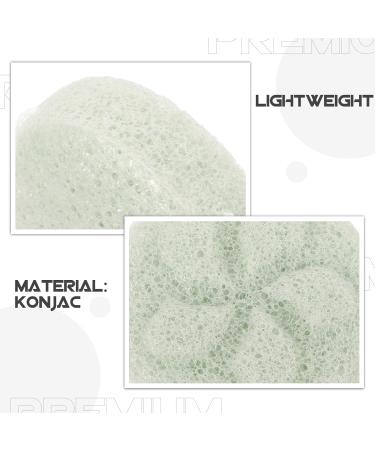 Natural Facial Sponge for Cleansing Exfoliating Gentle Face Sponge for Washing Face Body Cleaning Puff Scrubber for Men Women Shower Bath Spa - Buy Online on GoSupps.com