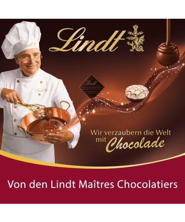 Lindt Lindor Double Chocolate Balls 137g | Premium Whole Milk Chocolate with Melting Filling | Perfect Praline Gift | Buy Internationally - Buy Online on GoSupps.com
