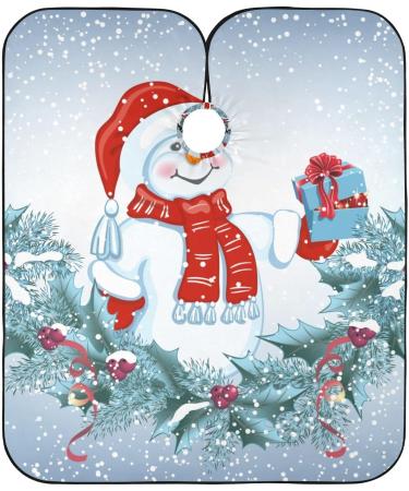 Waterproof Barber Cape - Cute Christmas Snowman & Cheetah Hair Cutting Bib for Men & Women | Unisex Styling Cape - Buy Online on GoSupps.com