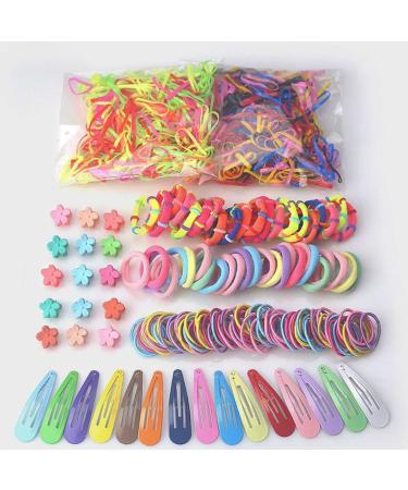 780-Piece Girls Hair Accessories Gift Set - Bow Clips, Flower Clips, Elastic Ties for Kids and Babies - Buy Online on GoSupps.com